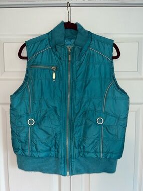 Mossimo Supply Co. Aqua Quilted Jacket